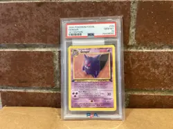 1999 Pokemon Fossil Gengar 1st Edition #20 PSA 10 - Image 1