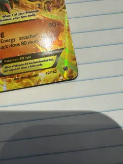 Pokemon M Houndoom EX 22/162 BREAKthrough Full Art Ultra Rare Holo 210 HP TCG - Image 3