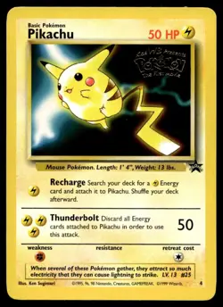 1999 Pokemon Game Movie Promo Pikachu Basic/Promo #4 C70 - Image 1
