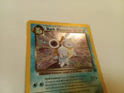 Dark Blastoise 2000 Pokemon Team Rocket Holo-Foil Rare #3/82 (MP) SWIRL 🔥 - Image 3