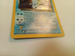 Dark Blastoise 2000 Pokemon Team Rocket Holo-Foil Rare #3/82 (MP) SWIRL 🔥 - Image 4