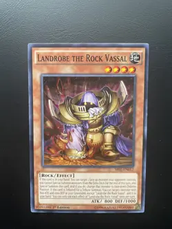 Yugioh Landrobe The Rock Vassal SR01-EN012 1st Edition Common LP - Image 1