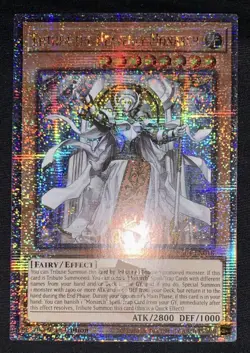 Yugioh Ehther the Heavenly Monarch RA04-EN018 Quarter Century Secret Rare NM/VLP - Image 3