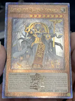 Yugioh Ehther the Heavenly Monarch RA04-EN018 Quarter Century Secret Rare NM/VLP - Image 5