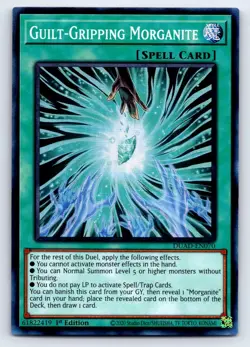 Guilt-Gripping Morganite Super Rare Duelist's Advance DUAD-EN070 LP - Image 1