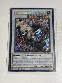Yu-Gi-Oh! Ecclesia and the Dark Dragon Secret Rare BPRO-EN041 1st Edition - Image 4