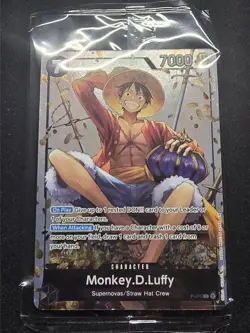 Monkey.D.Luffy (Tin Pack Set Vol. 2) P-075 One Piece Promotion Cards Foil - Image 1