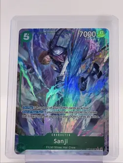 SANJI 2025 ONE PIECE CARRYING ON HIS WILL ALT ART RARE #OP13-027 Q3688 - Image 1