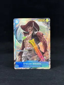 Dracule Mihawk - One Piece TCG OP07-044 Seven Warlords of Sea Set English Alt PR - Image 1