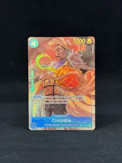 Crocodile - One Piece TCG OP07-040 Seven Warlords of Sea Set English Alt Promo - Image 1