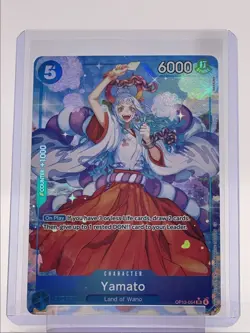 YAMATO 2025 ONE PIECE CARRYING WILL ALT ART SUPER RARE A #OP13-054 Q3688 - Image 1
