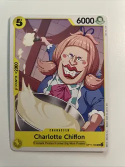 Charlotte Chiffon OP11-105 A Fist of Divine Speed Regular - One Piece TCG CCG NM - Image 1