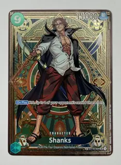 One Piece Shanks (SP) OP 11 ST16-004 A Fist of Divine Speed Foil - Image 1