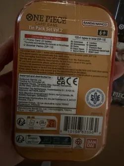 Bandai One Piece CCG 4 Tins Set Vol.2 Sealed Decks Promo Booster English - Image 3
