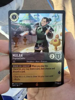 Lorcana Disney Parks Mulan - Disguised Soldier Promo 38/P3 • EN • 7 - Image 1