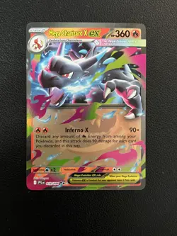 Pokemon TCG Card - Mega Charizard x EX 013/094 Phantasmal Flames Double Rare - Image 1
