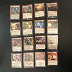Lot of 16 Rare/Mythic MTG Red Cards - NM - Magic the Gathering - Various Sets - Image 1