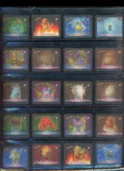 50/51 Pokemon Stadium Action 3D Set + Extras - Lenticular Cards 2000 (No Meowth) - Image 1