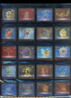 50/51 Pokemon Stadium Action 3D Set + Extras - Lenticular Cards 2000 (No Meowth) - Image 3