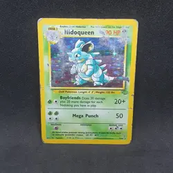 Nidoqueen 7/64 Jungle unlimited Holo Rare Pokemon Card WOTC Vintage 1999 - Image 1