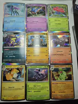 Pokemon TCG English Rare Holo mixed Card Lot #4 - 9 Total Cards NM - Image 1