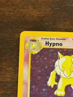 Hypno 8/62 Fossil Set Holo Rare Vintage WotC Pokemon Card LP - Image 2
