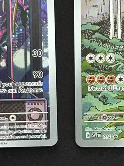 Pokemon Miraidon and Koraidon Full Art Promo Card 013&014 NM Condition - Image 3