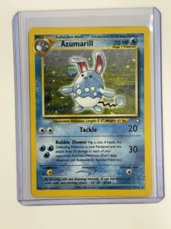 Azumarill 2/111 Holo Rare Neo Genesys Pokemon Card - MP - Image 1