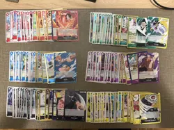 One Piece Pillars of Strength OP-03 Complete English Set 124 Cards - Image 1