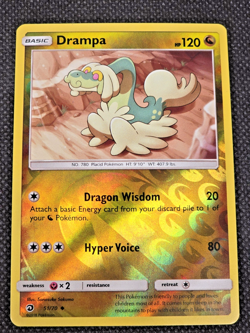 Drampa 51/70 Dragon Majesty Reverse Holo Pokemon Card VLP/NM -- L18 - Image 1