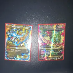 Pokemon MCharizard EX & MRayquaza EX Holo Card Lot English 2 Cards - Image 1
