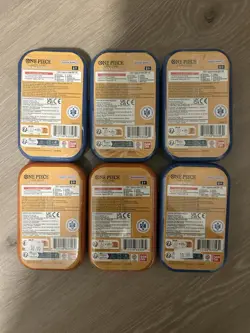 Lot Of 6 - One Piece Card Game Mini Tin Vol.2 Factory Sealed - Image 2
