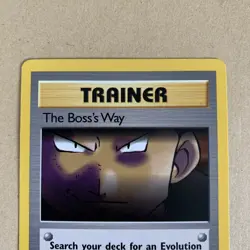The Boss's Way 73/82 1st Edition Team Rocket Uncommon Pokemon Card - NM - Image 2