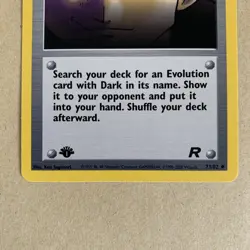 The Boss's Way 73/82 1st Edition Team Rocket Uncommon Pokemon Card - NM - Image 3