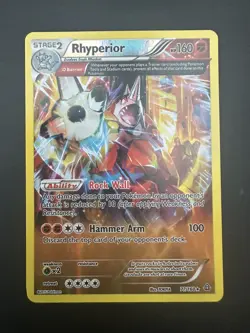 Rhyperior 77/160 EXC Pokemon Cards XY - Primal Clash Holo Rare - Image 1