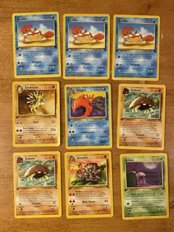 1st Edition and Unlimited Fossil Pokemon Card Lot. See Pictures. Awesome! - Image 1