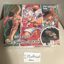 One Piece Card Game Learn Together Deck Set LT01 - English - Sealed - Image 1