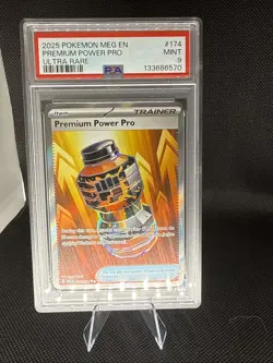 POKEMON CARD: Premium Power Pro Ultra Rare PSA 9 Mint 2025 #174 - Image 1
