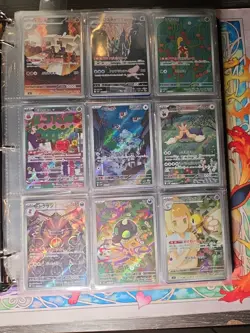 Pokemon Card Lot Binder V/VMAX IR Hits Ex 180 Cards NM Full Art - Image 1