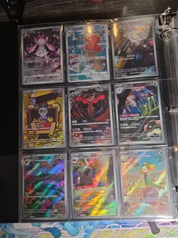 Pokemon Card Lot Binder V/VMAX IR Hits Ex 180 Cards NM Full Art - Image 2
