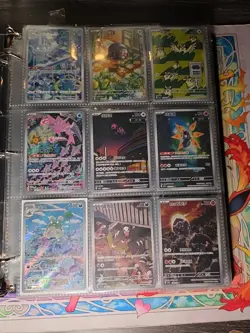 Pokemon Card Lot Binder V/VMAX IR Hits Ex 180 Cards NM Full Art - Image 3