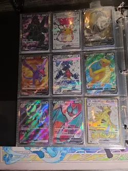 Pokemon Card Lot Binder V/VMAX IR Hits Ex 180 Cards NM Full Art - Image 4