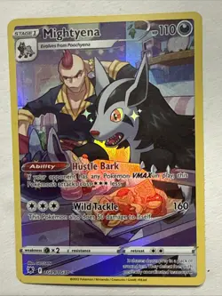 Pokemon TCG Mightyena Trainer Gallery Astral Radiance Holo Card TG09/TG30 - Image 1