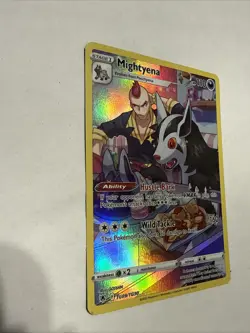Pokemon TCG Mightyena Trainer Gallery Astral Radiance Holo Card TG09/TG30 - Image 3