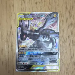 Pokemon Pikachu & Zekrom GX TAG TEAM Promo SM168 Holo Card SM - Image 1
