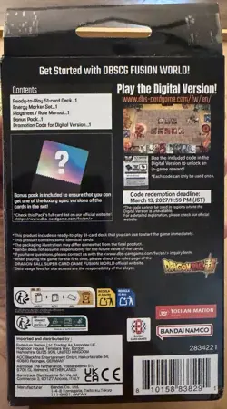 Dragon Ball Super Card Game Fusion World Starter Decks EX FS 11 & FS 12 English - Image 5