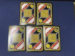 Lot of 5 Dragon Ball Z Vintage Cards Japan Non-Holo Amada Anime - Image 2