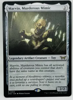MTG Marvin, Murderous Mimic Duskmourn: House of Horror Regular - Image 1