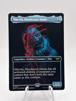 Marvin, Murderous Mimic 0367 Showcase Duskmourn: House of Horror DSK MTG NM - Image 1