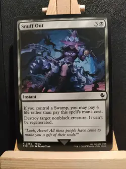 Snuff Out - Final Fantasy Commander - Common - NM (see pics) MTG - Image 1